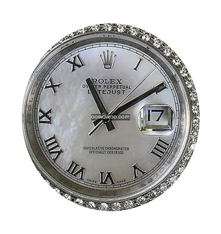 Rolex Men Datejust Custom Diamond Bezel ...