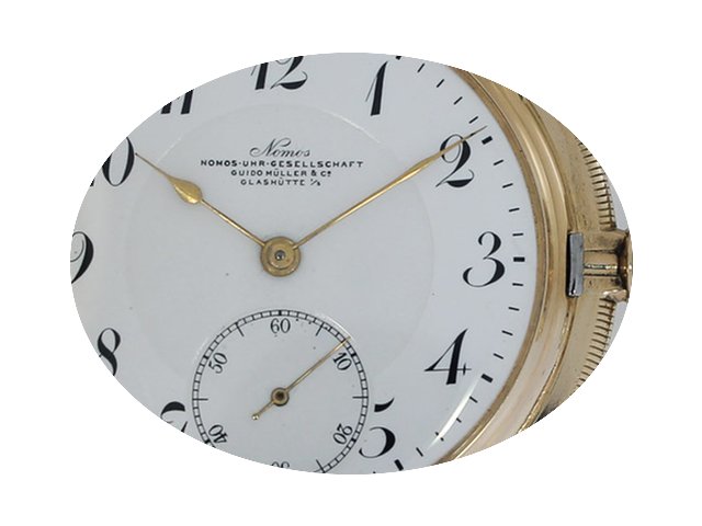 Nomos Glashütte 1A Taschenuhr...
