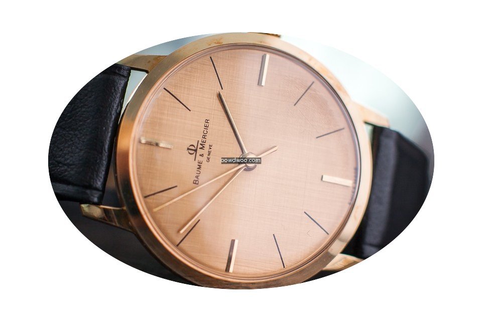 Baume & Mercier NOS 18k Rose Gold Vintag...