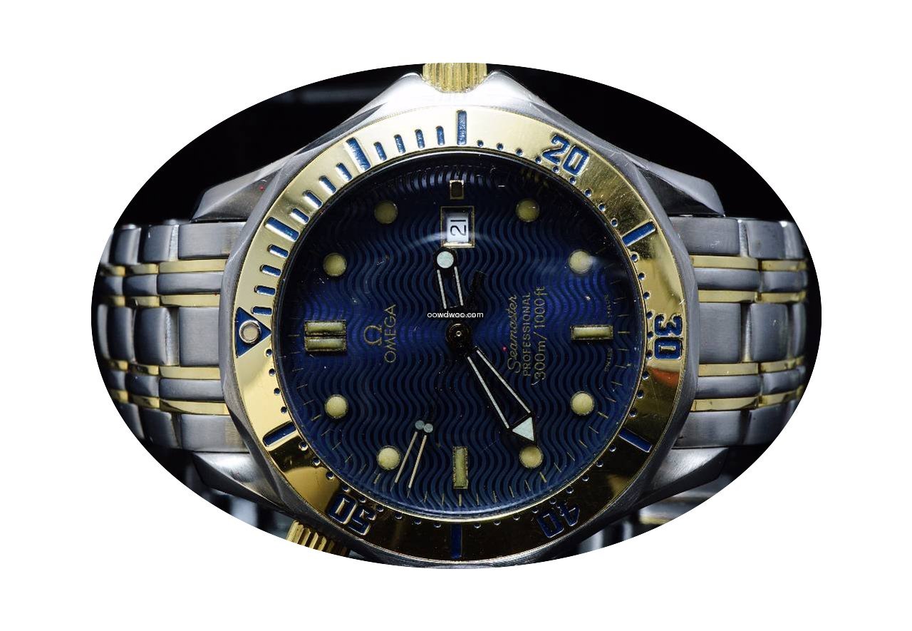 Omega 41mm Seamaster 300m, Steel & Gold,...