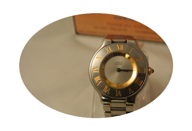 Cartier Must 21 1330 Gold/Steel...