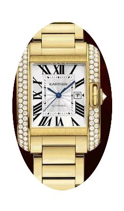 Cartier Tank Anglaise Medium Diamond Bez...