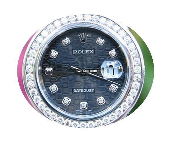 Rolex Datejust Mens 36mm Diamond Preside...