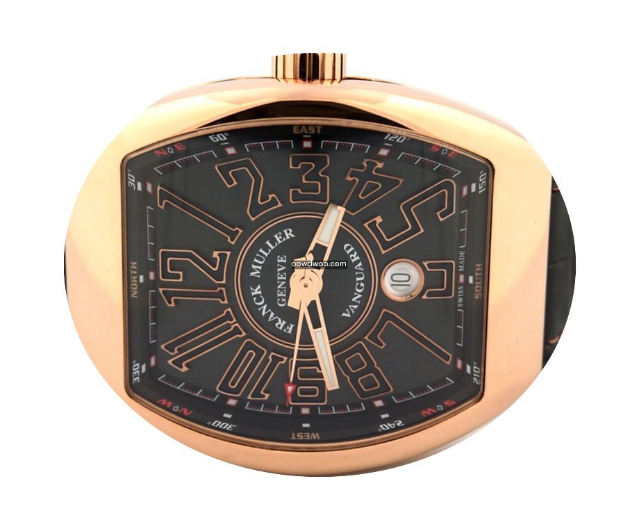 Franck Muller Vanguard Solid 18k Rose Go...