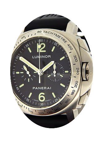 Panerai stainless steel Luminor Chronogr...