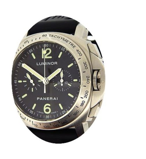 Panerai stainless steel Luminor Chronogr...