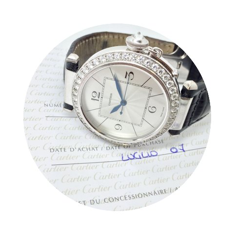 Cartier Pasha White Gold Diamonds...