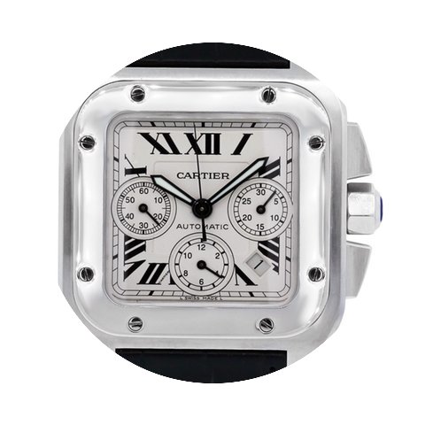 Cartier 2740 Santos 100XL Chronograph Au...