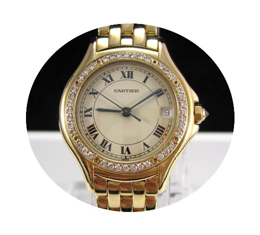 Cartier Panthere Cougar 18K Gold & D...