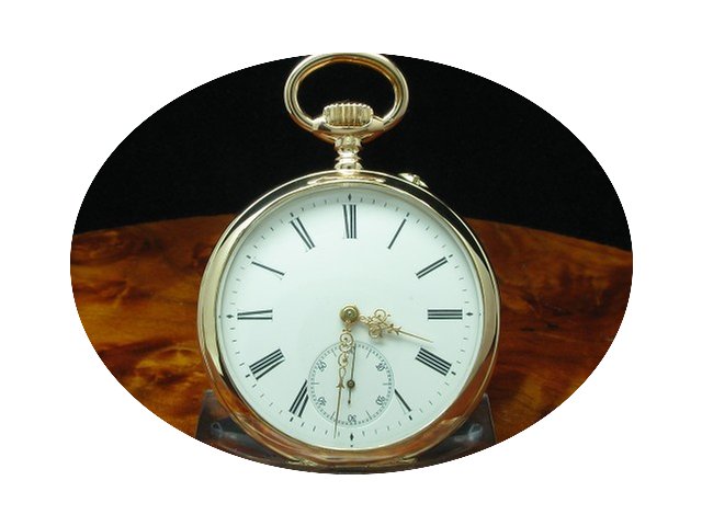 IWC Schaffhausen 14kt 585 Gold Open Face...