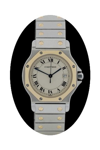 Cartier Santos Ronde Ref.: 187902 - Quar...