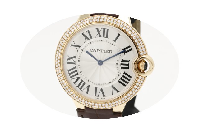 Cartier Ballon Bleu 40mm factory diamond...