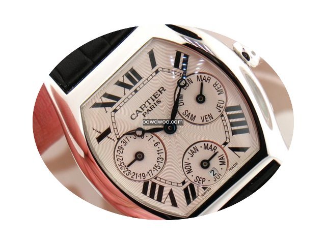 Cartier Tortue Perpetual Calendar 18k Wh...