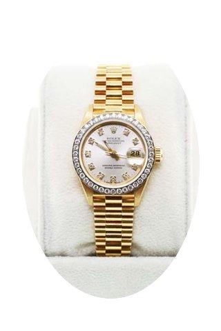 Rolex 18K Presidential 69178 Oyster Diam...