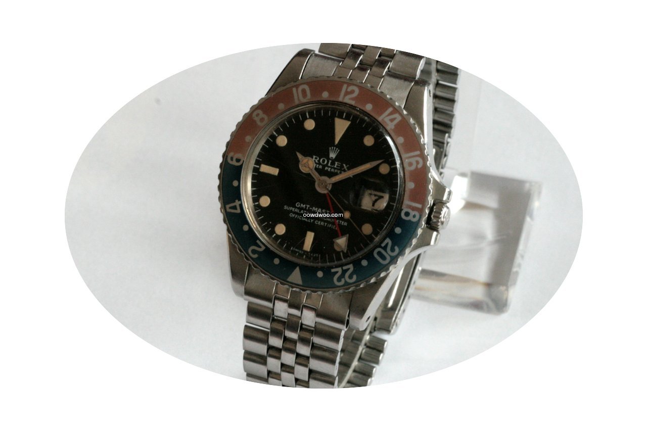 Rolex GMT 1675 LONG E MKI DIAL - unpolis...
