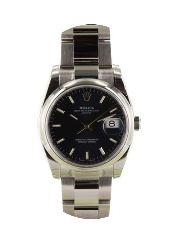 Rolex Date 34mm In Acciaio Ref. 115200...