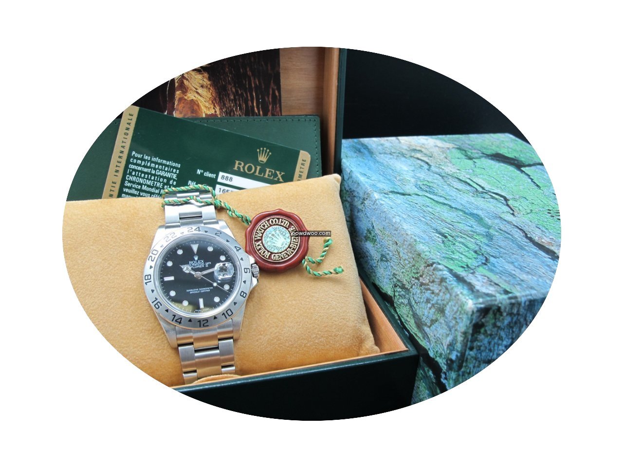 Rolex EXPLORER 2 16570 Black Dial with F...
