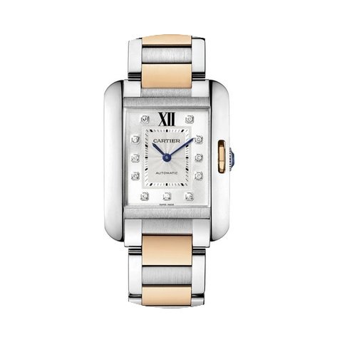 Cartier Tank Anglaise Ladies 18K Pink Go...
