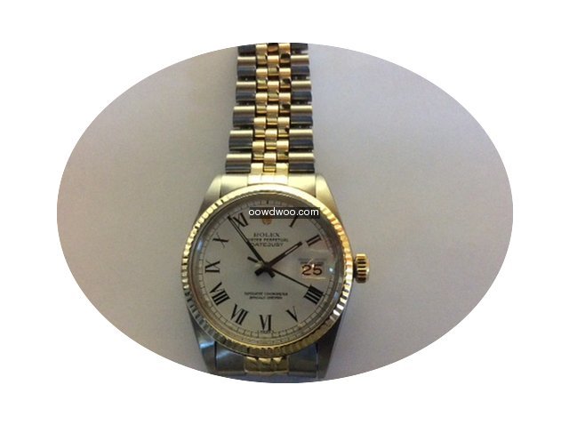 Rolex datejust 36mm atomatic Steel Gold ...