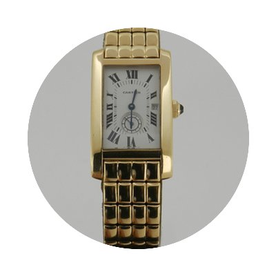 Cartier TANK AMERiCAiNE FULL YELLOW GOLD...