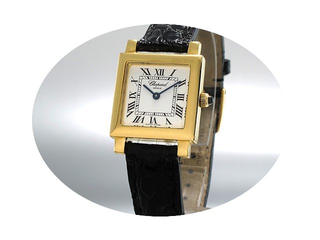 Chopard Damenuhr 750/18K Gelbgold - Quar...