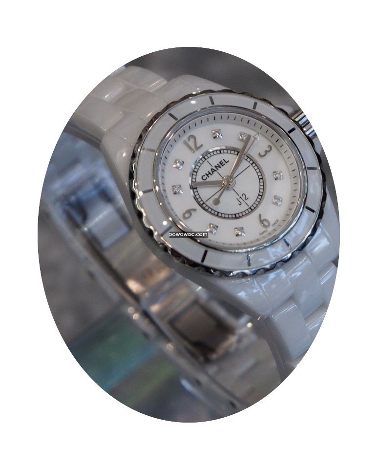 Chanel --- J12 29mm Quartz White Ceramic...