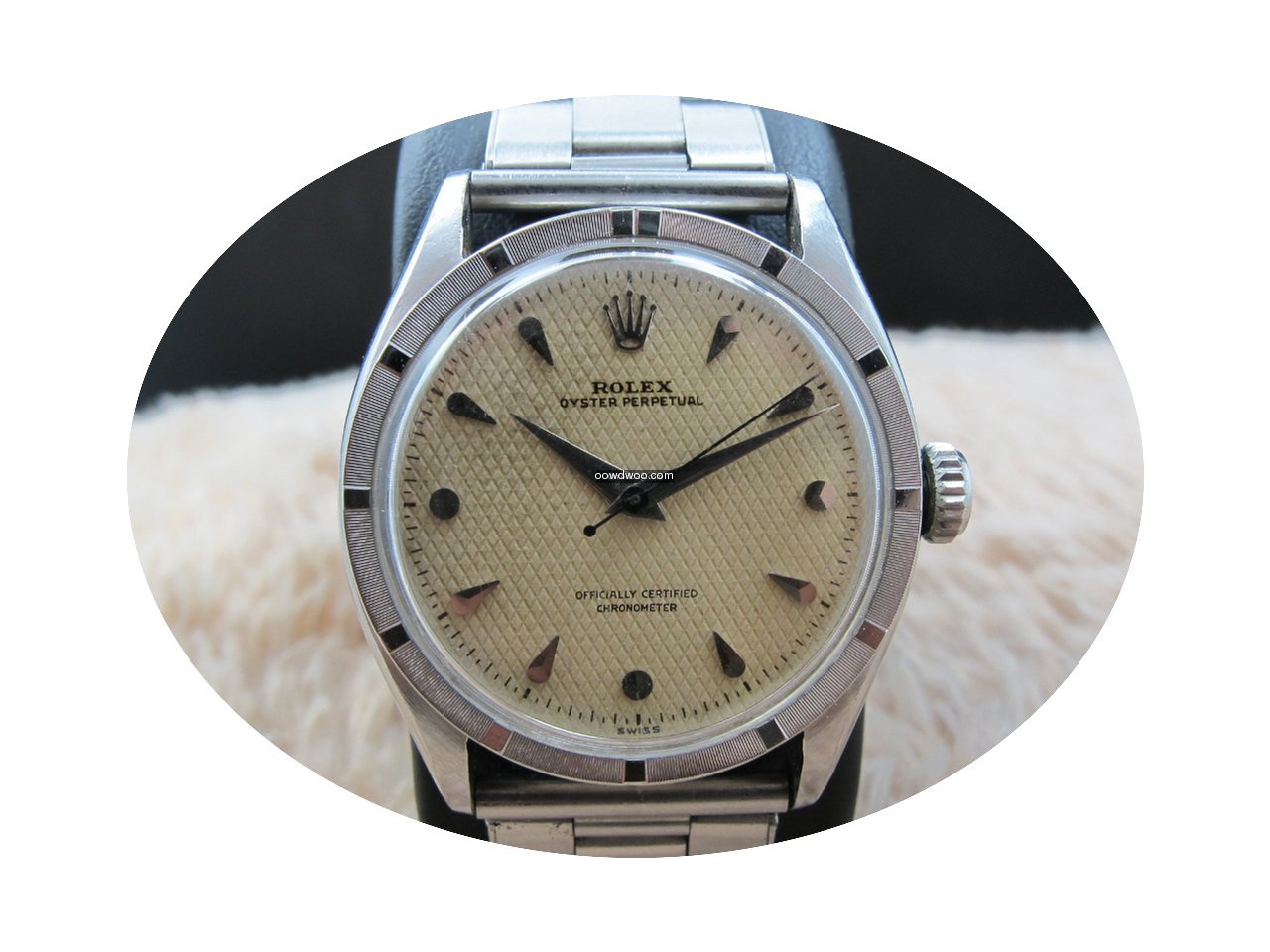 Rolex BUBBLEBACK 6103 with Waffle Dial (...