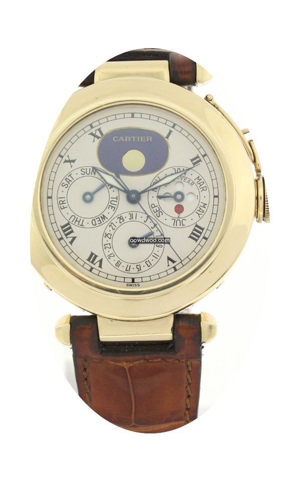 Cartier Pasha 3 Perpetual Calendar 18ct ...