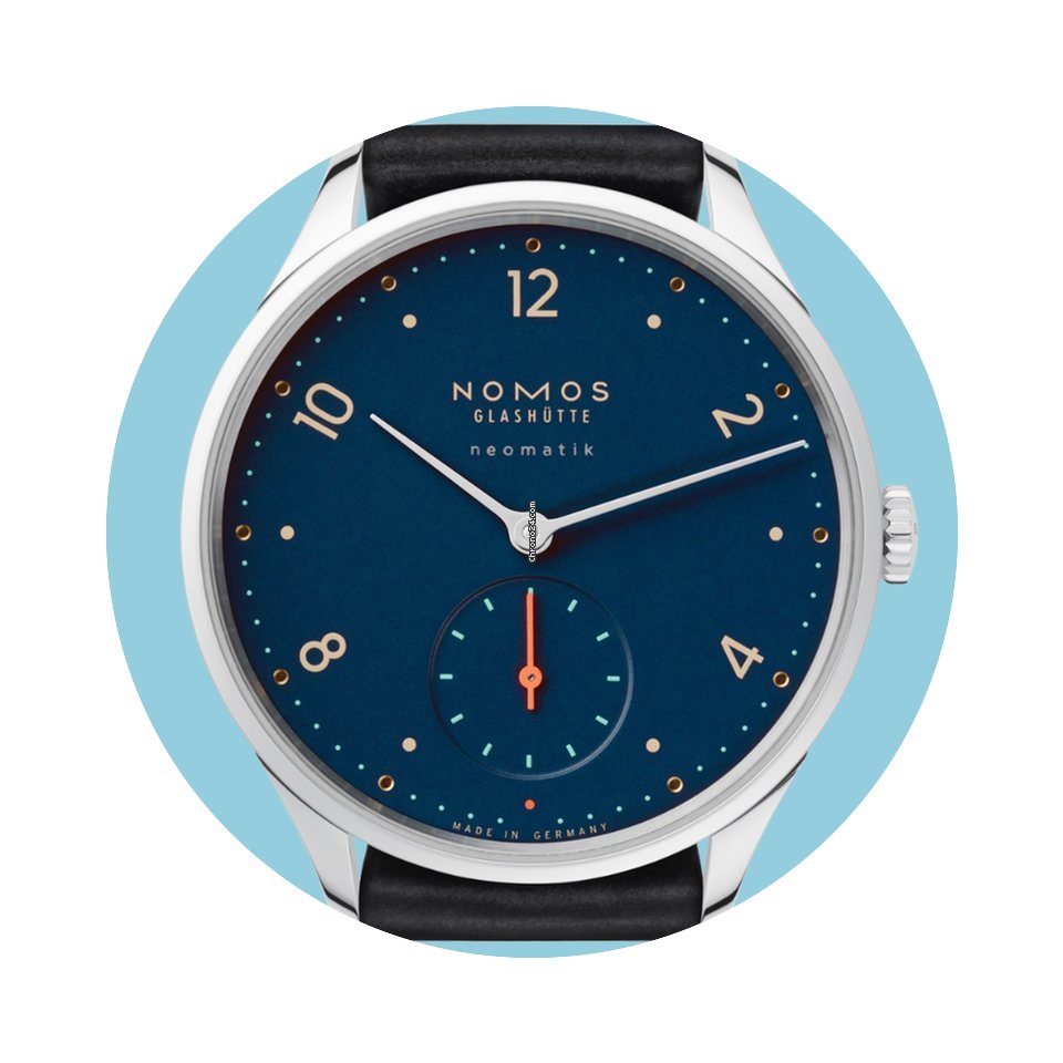 Nomos Glashütte Minimatik nachtblau Sap...