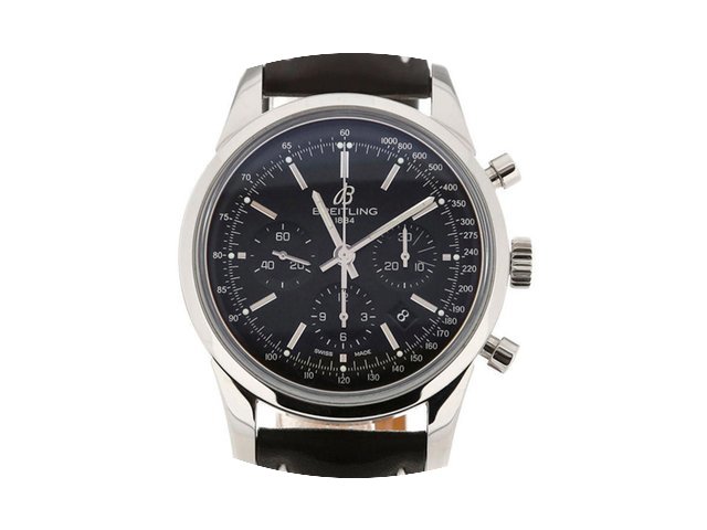 Breitling Transocean Chronograph 43 Leat...