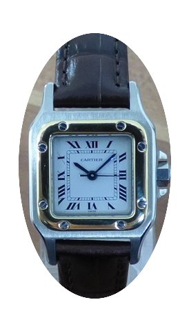 Cartier Santos Carree kleines Modell rev...