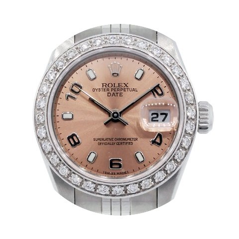 Rolex 79160 Datejust Diamond Bezel Salmo...