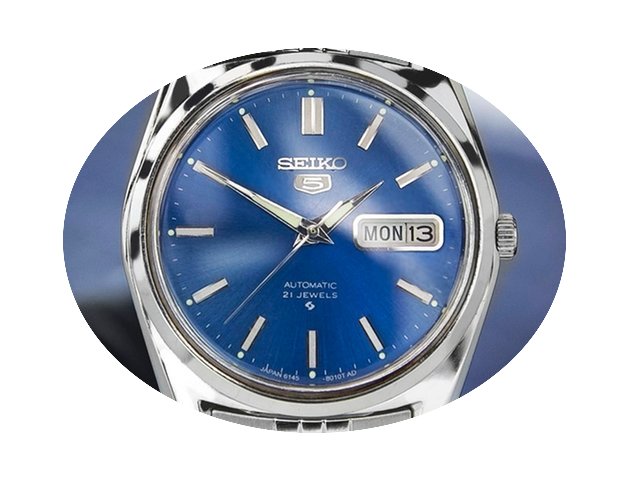 Seiko Vintage Day Date Automatic 21J, Bl...