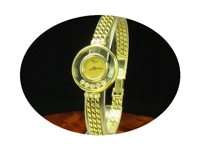 Chopard Happy Diamonds 18kt Gold Damenuh...