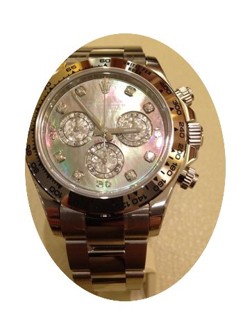 Rolex Daytona 116509 Weißgold Perlmutt ...