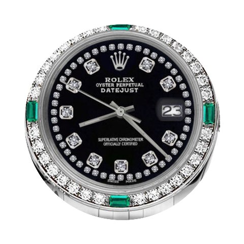 Rolex Ladies Rolex 26mm Datejust Black C...