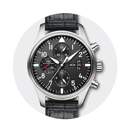 IWC PILOT'S CHRONOGRAPH AC/PELLE T...