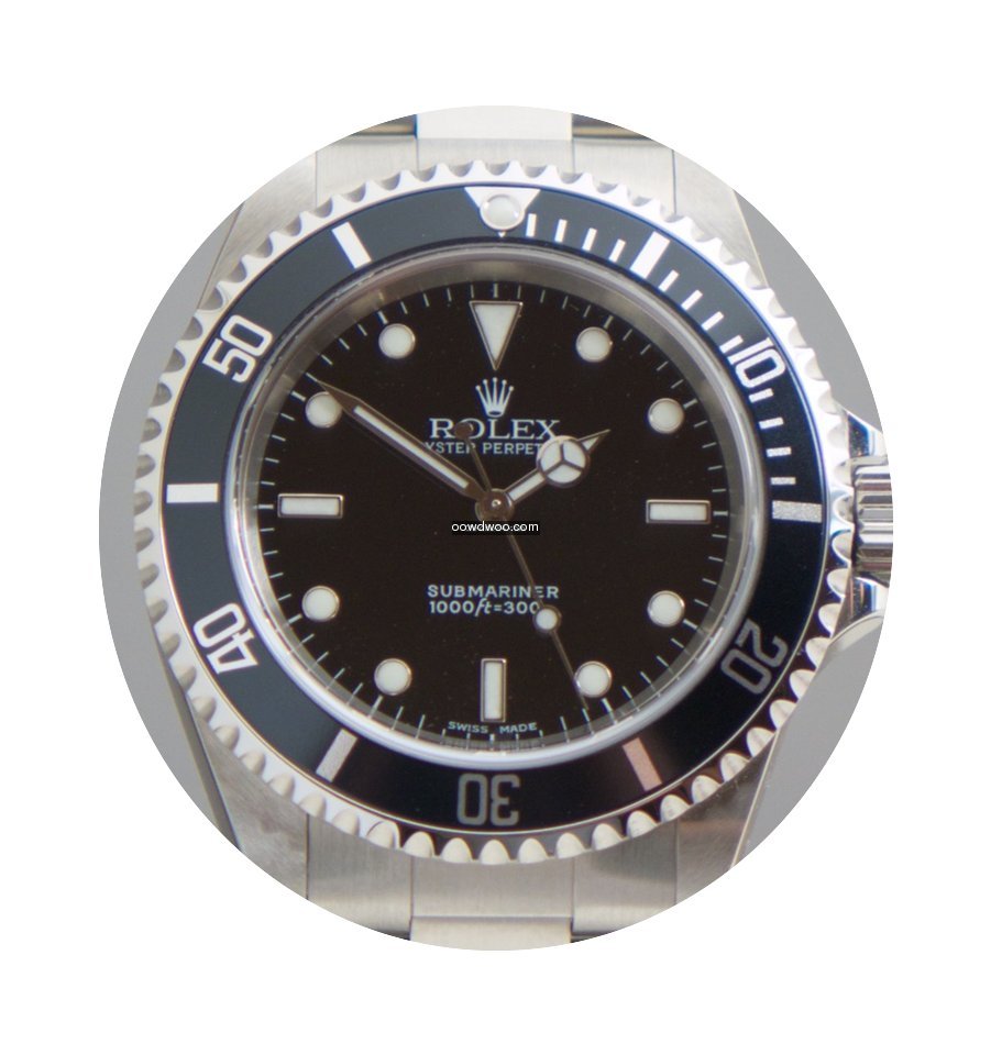 Rolex Submariner no Date,verklebt, Two L...