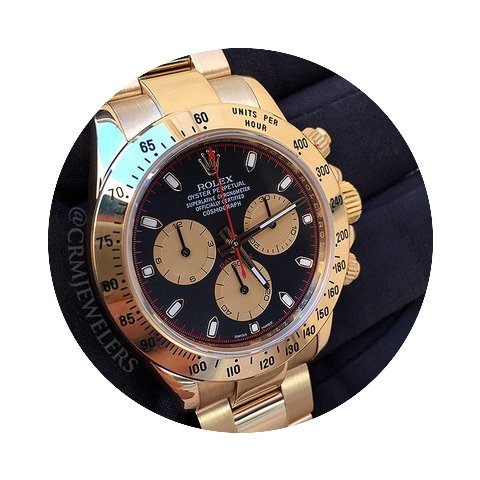 Rolex Daytona Gold Black...