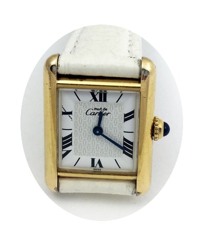 Cartier Must De Tank Vermeil Qtz Ladies ...