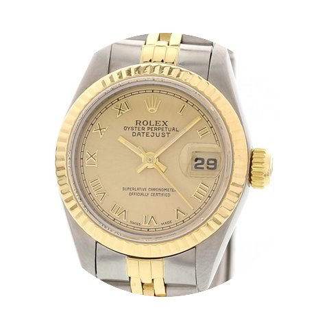 Rolex Ladies Rolex DateJust 18K Yellow G...