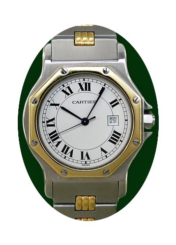 Cartier Santos Octagon Medium 30mm Autom...