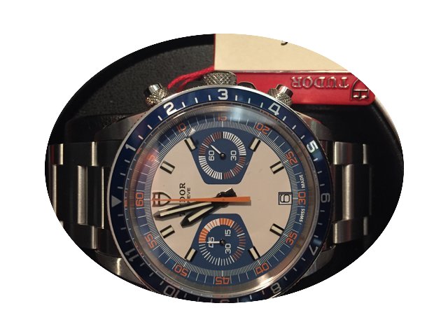 Tudor Heritage Chrono Blau LC100 incl.Mw...