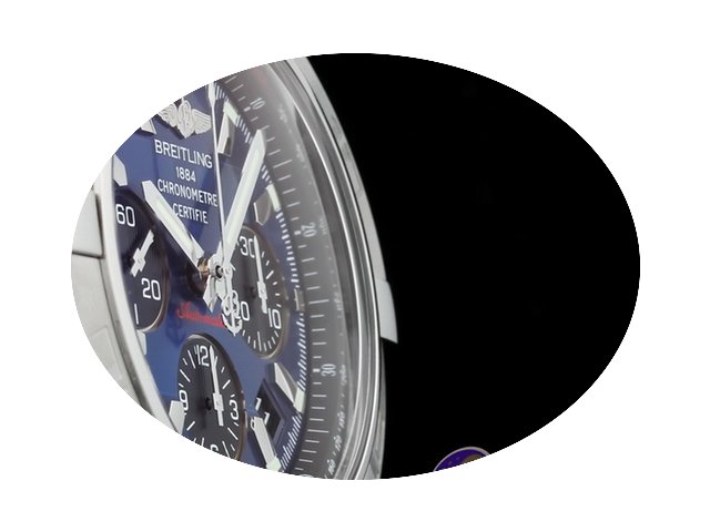 Breitling Chronomat 44 Edelstahl Blau/Sc...