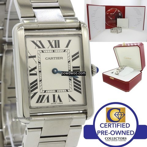 Cartier Tank Francaise 3169 Stainless St...