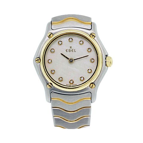 Ebel Wave Two Tone Diamond Mother Of Pea...