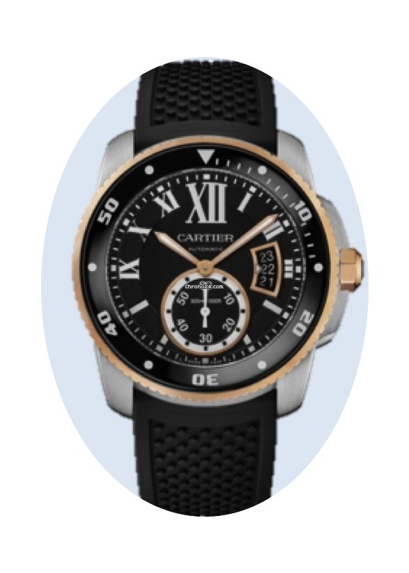 Cartier Calibre de Cartier Diver Stahl G...