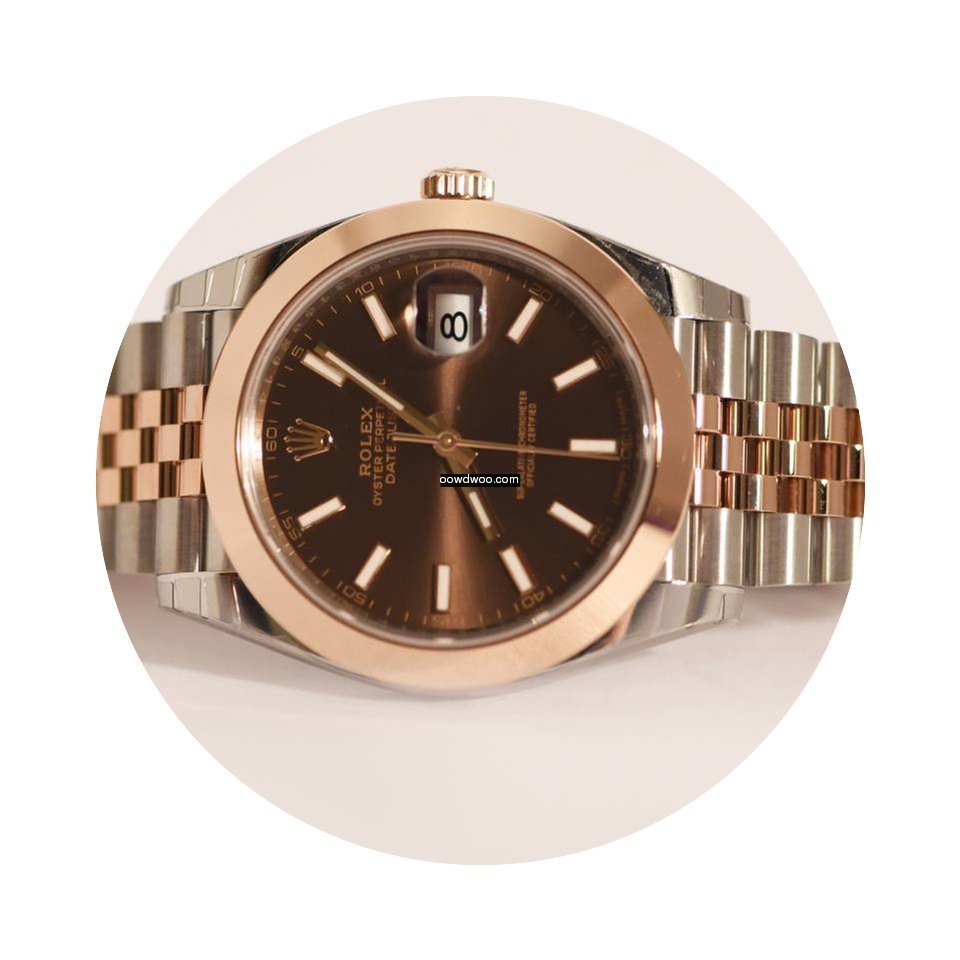 Rolex Date Just II 41 126301 Chocolate...