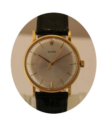 Rolex Vintage Herrenarmbanduhr 18kt. Gel...