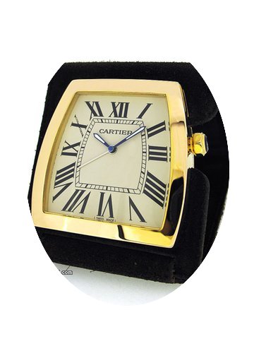 Cartier La Dona Gold Capped Travel Alarm...